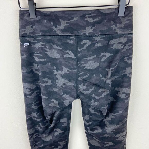 Fabletics Mid-Rise Charcoal Camo Powerhold Leggings - Picture 7 of 7